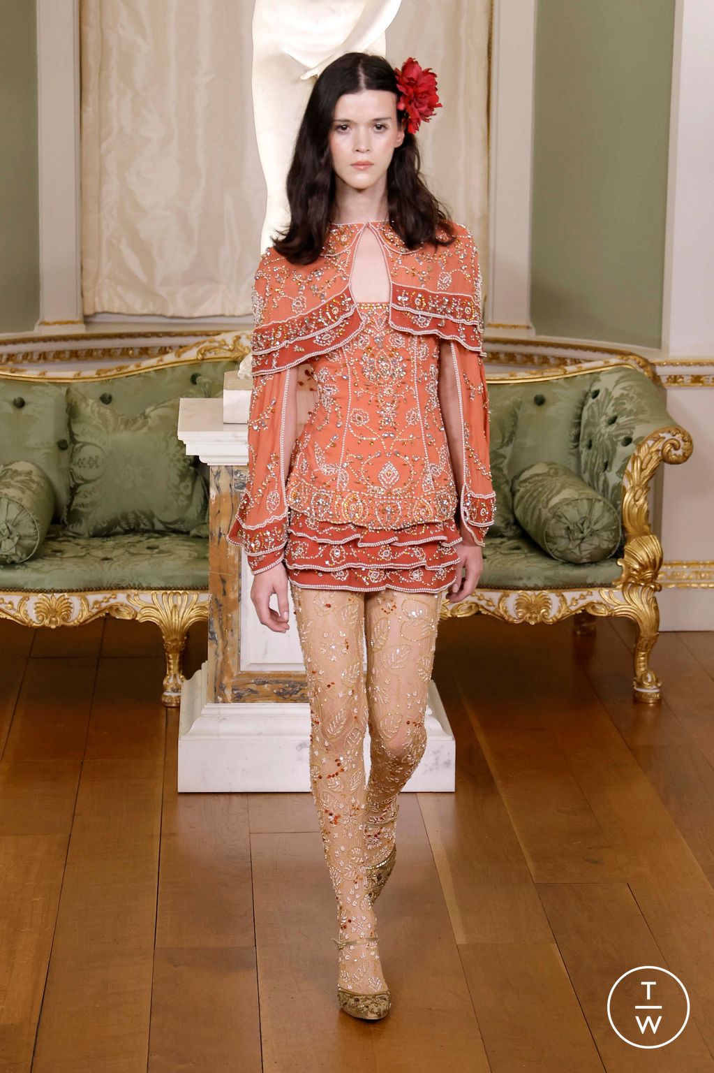 Fashion Week London Fall/Winter 2026 look 24 from the Annie's Ibiza collection womenswear