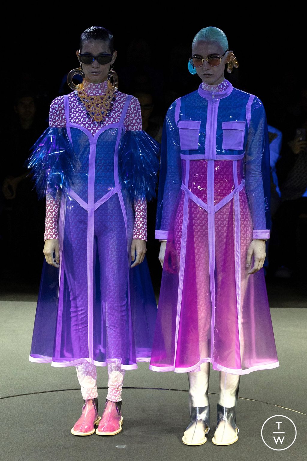 Fashion Week Paris Spring/Summer 2024 look 6 from the Anrealage collection womenswear