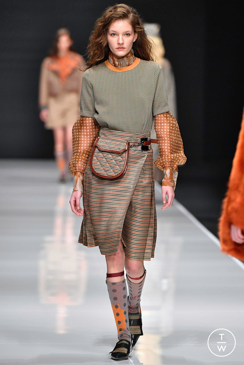 Fashion Week Milan Fall/Winter 2019 look 9 from the Anteprima collection womenswear
