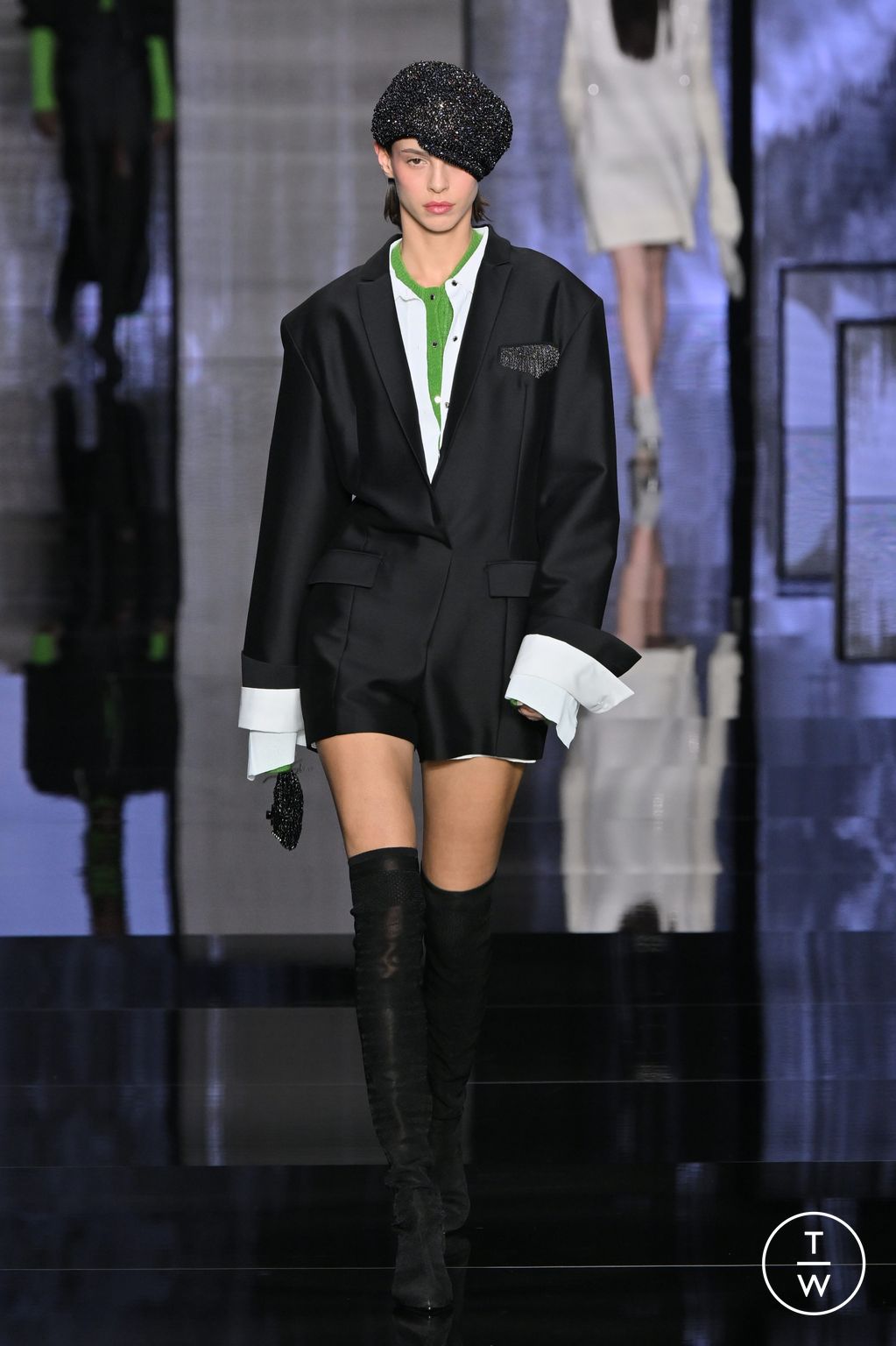 Fashion Week Milan Fall/Winter 2024 look 8 from the Anteprima collection 女装