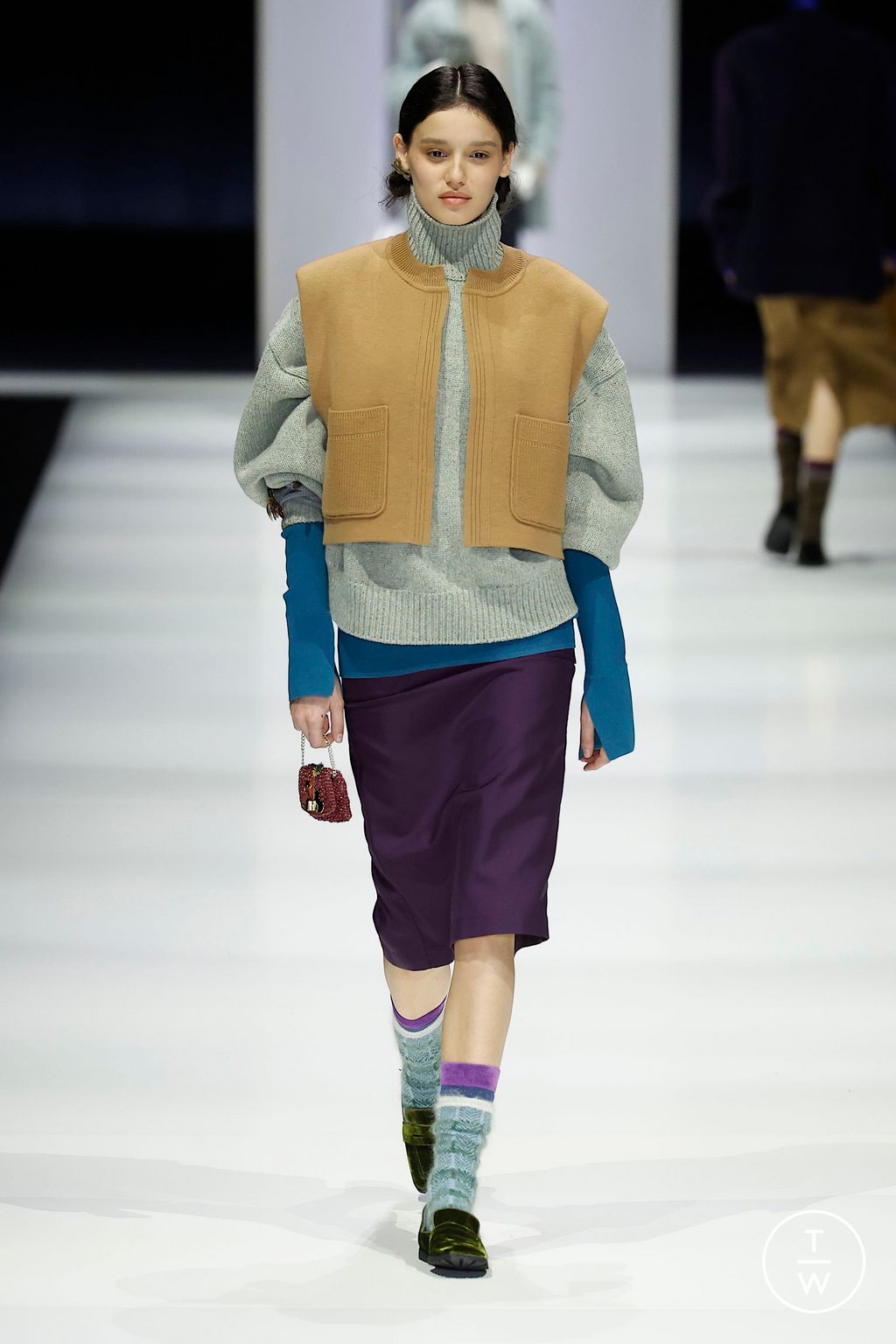 Fashion Week Milan Fall/Winter 2025 look 12 from the Anteprima collection 女装