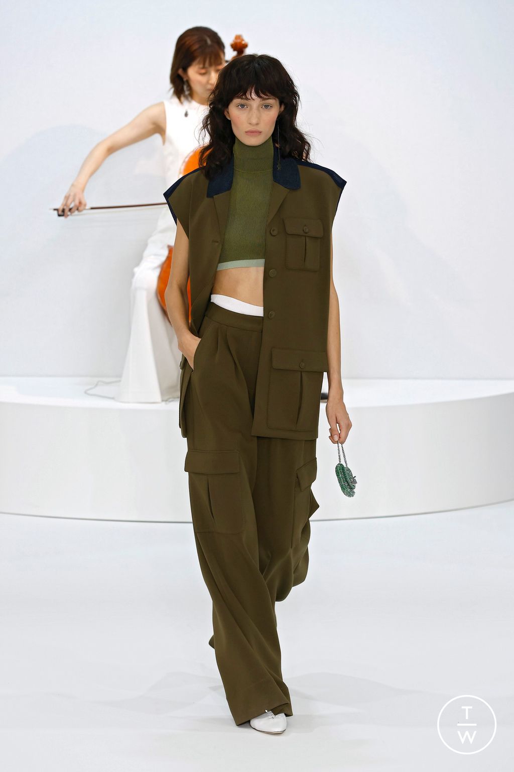 Fashion Week Milan Spring/Summer 2024 look 22 from the Anteprima collection womenswear