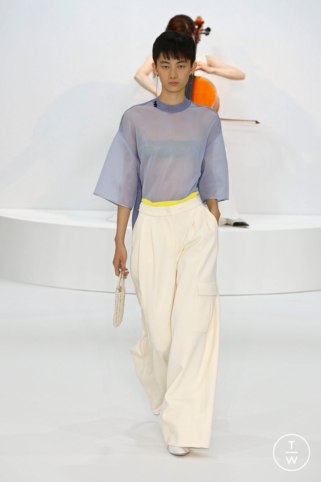 Fashion Week Milan Spring/Summer 2024 look 25 from the Anteprima collection womenswear