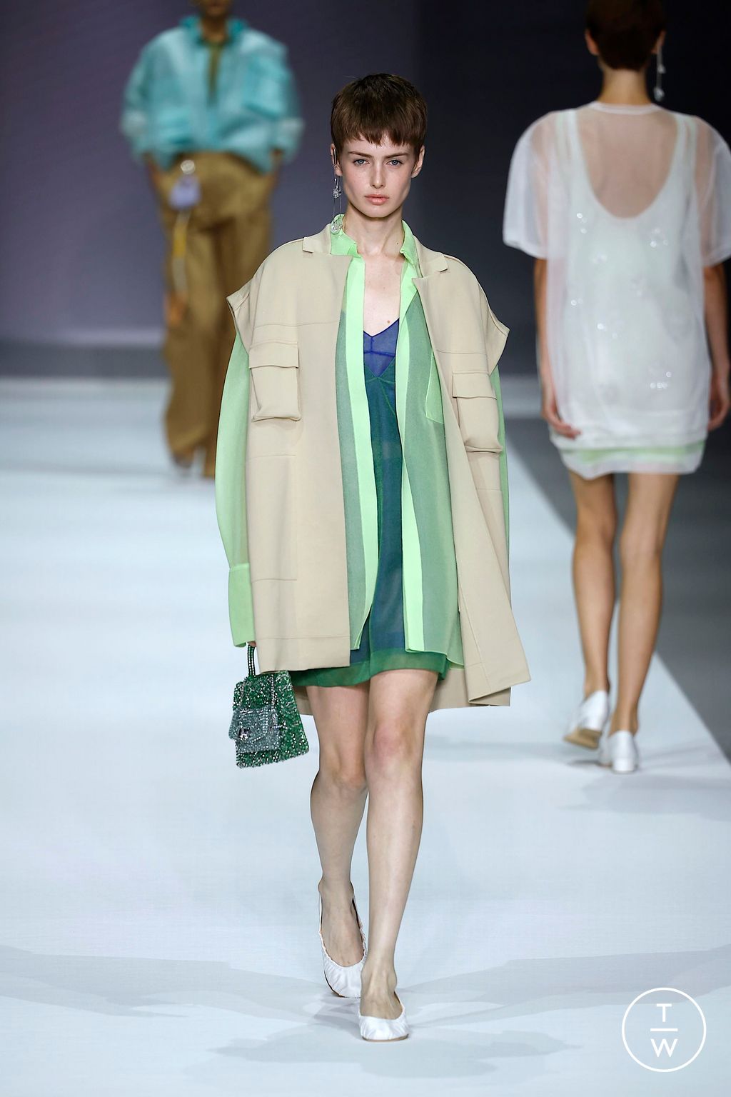 Fashion Week Milan Spring/Summer 2025 look 6 from the Anteprima collection womenswear