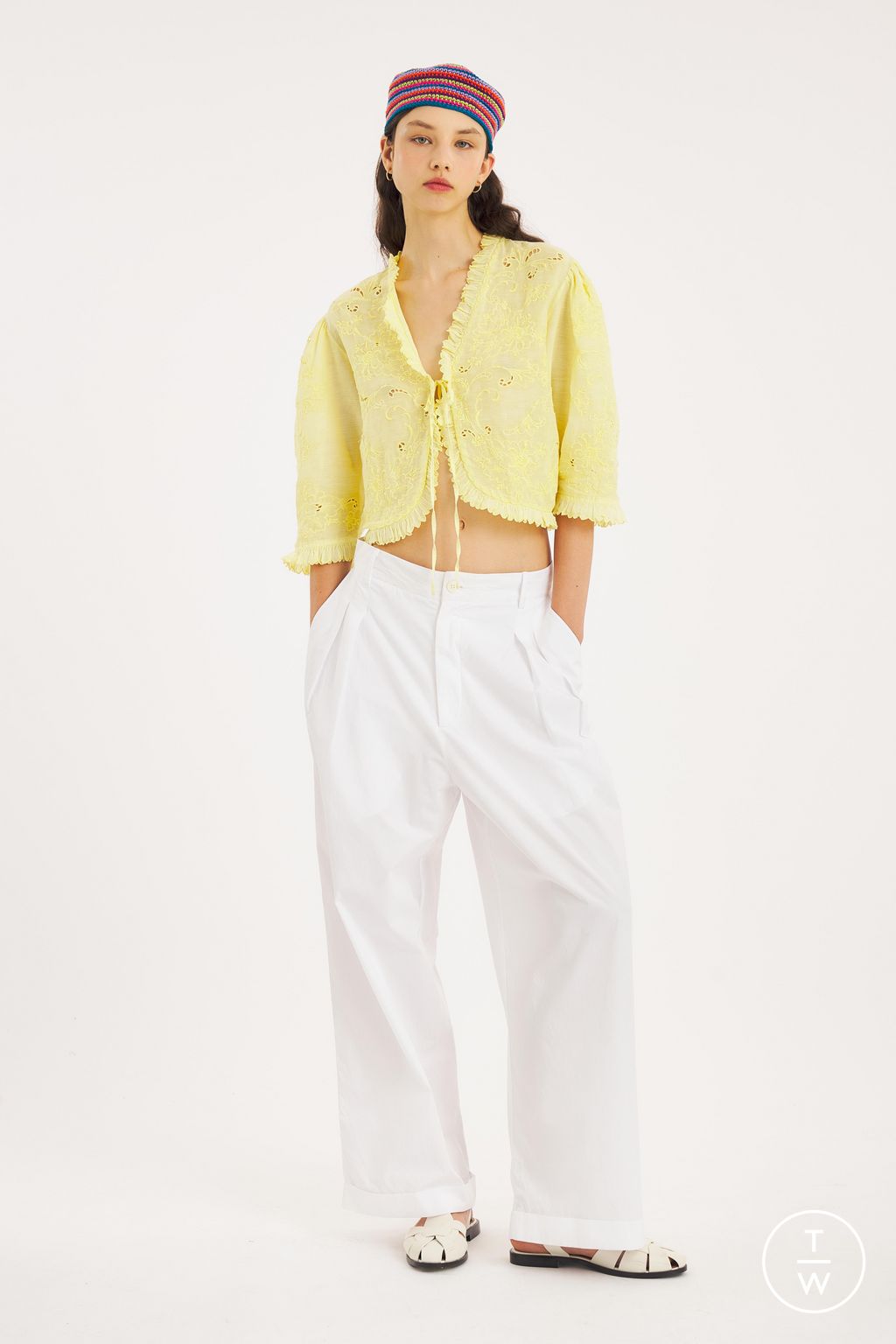 Fashion Week Paris Spring/Summer 2026 look 12 from the Antik Batik collection womenswear