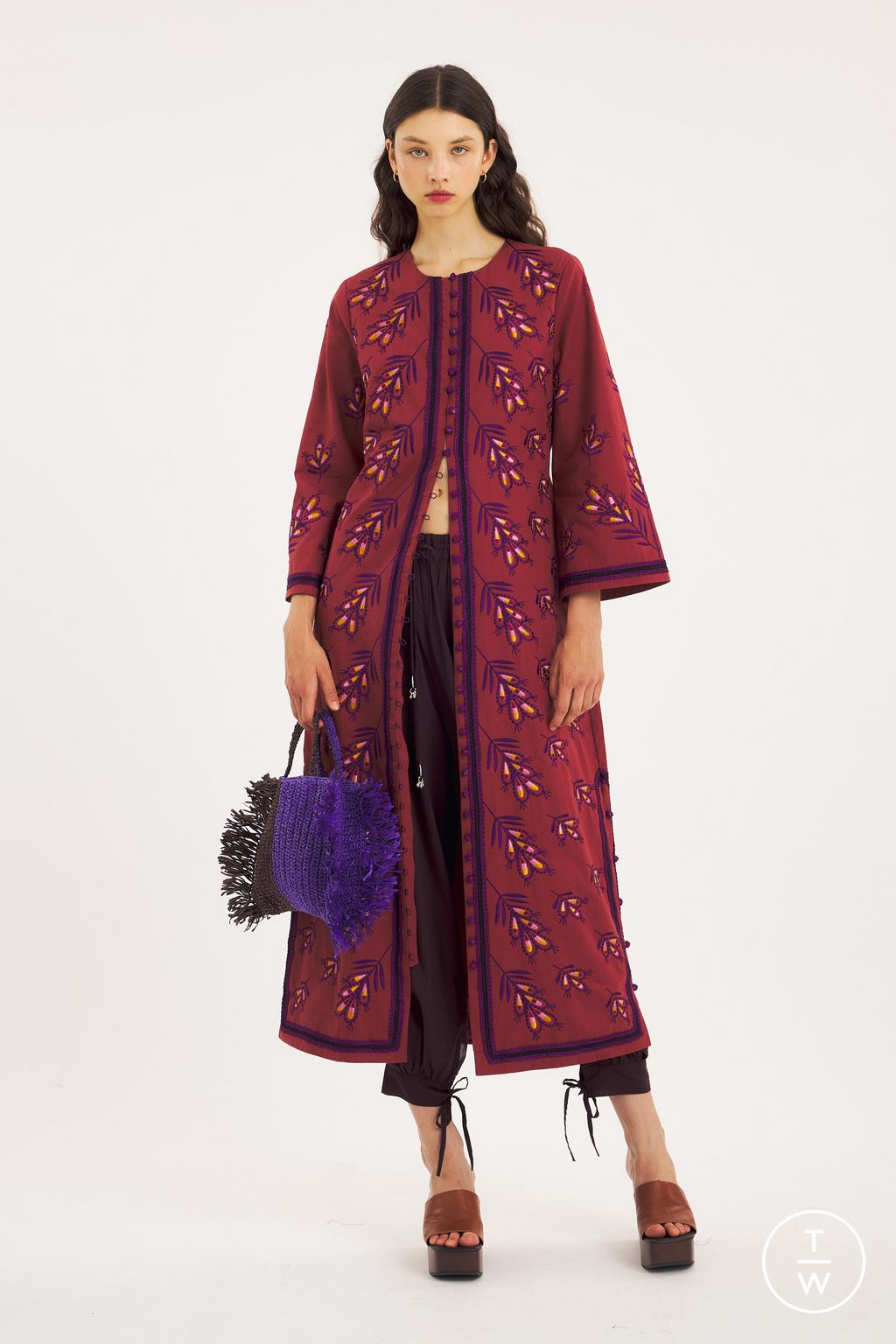 Fashion Week Paris Spring/Summer 2026 look 45 from the Antik Batik collection womenswear