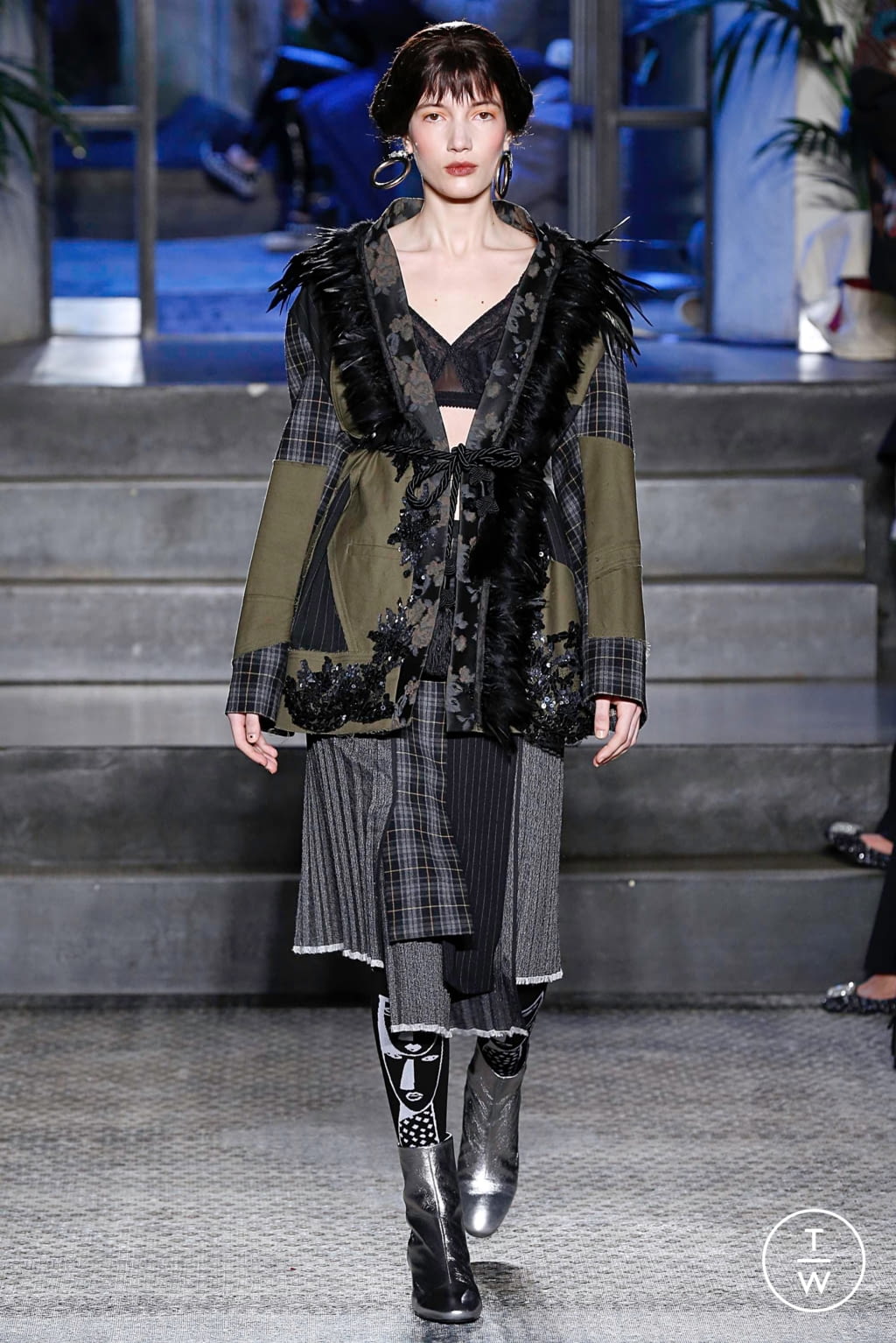 Fashion Week Milan Fall/Winter 2019 look 1 from the Antonio Marras collection 女装