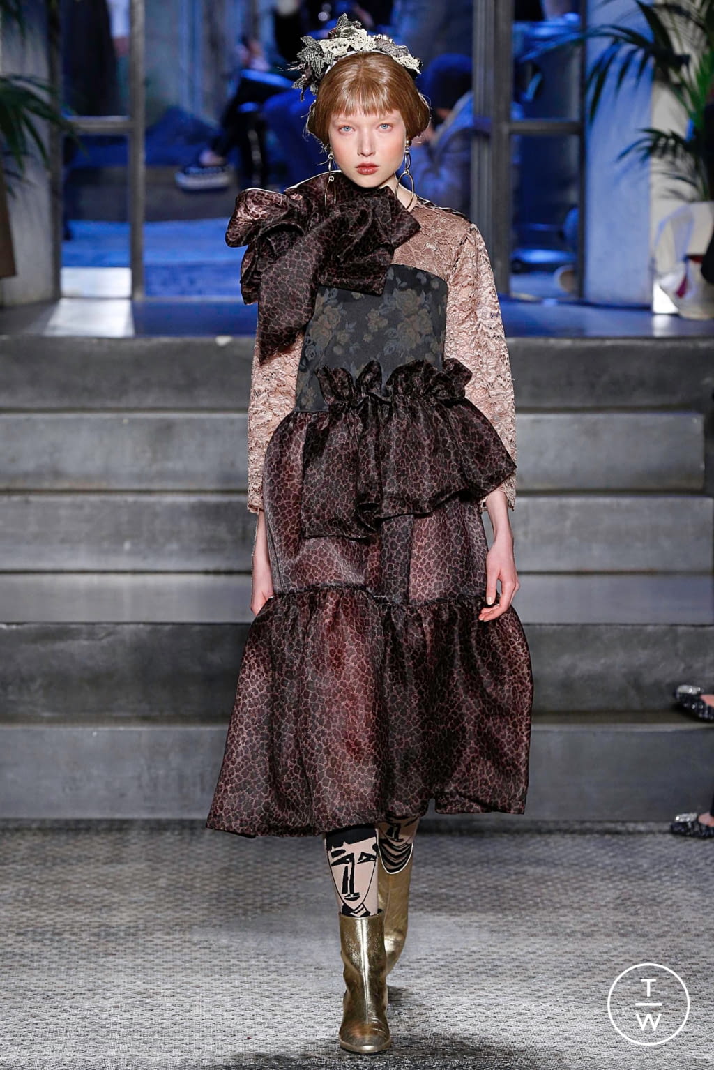 Fashion Week Milan Fall/Winter 2019 look 2 from the Antonio Marras collection womenswear