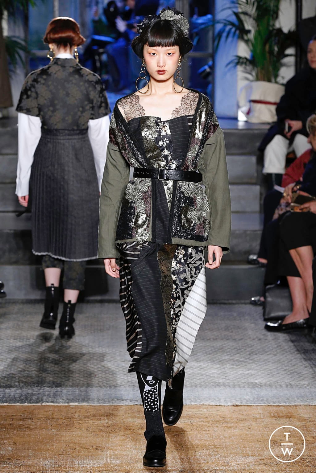 Fashion Week Milan Fall/Winter 2019 look 9 from the Antonio Marras collection womenswear