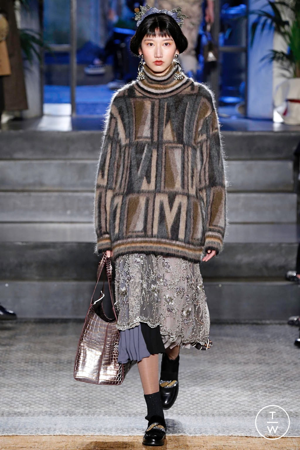 Fashion Week Milan Fall/Winter 2019 look 25 from the Antonio Marras collection 女装