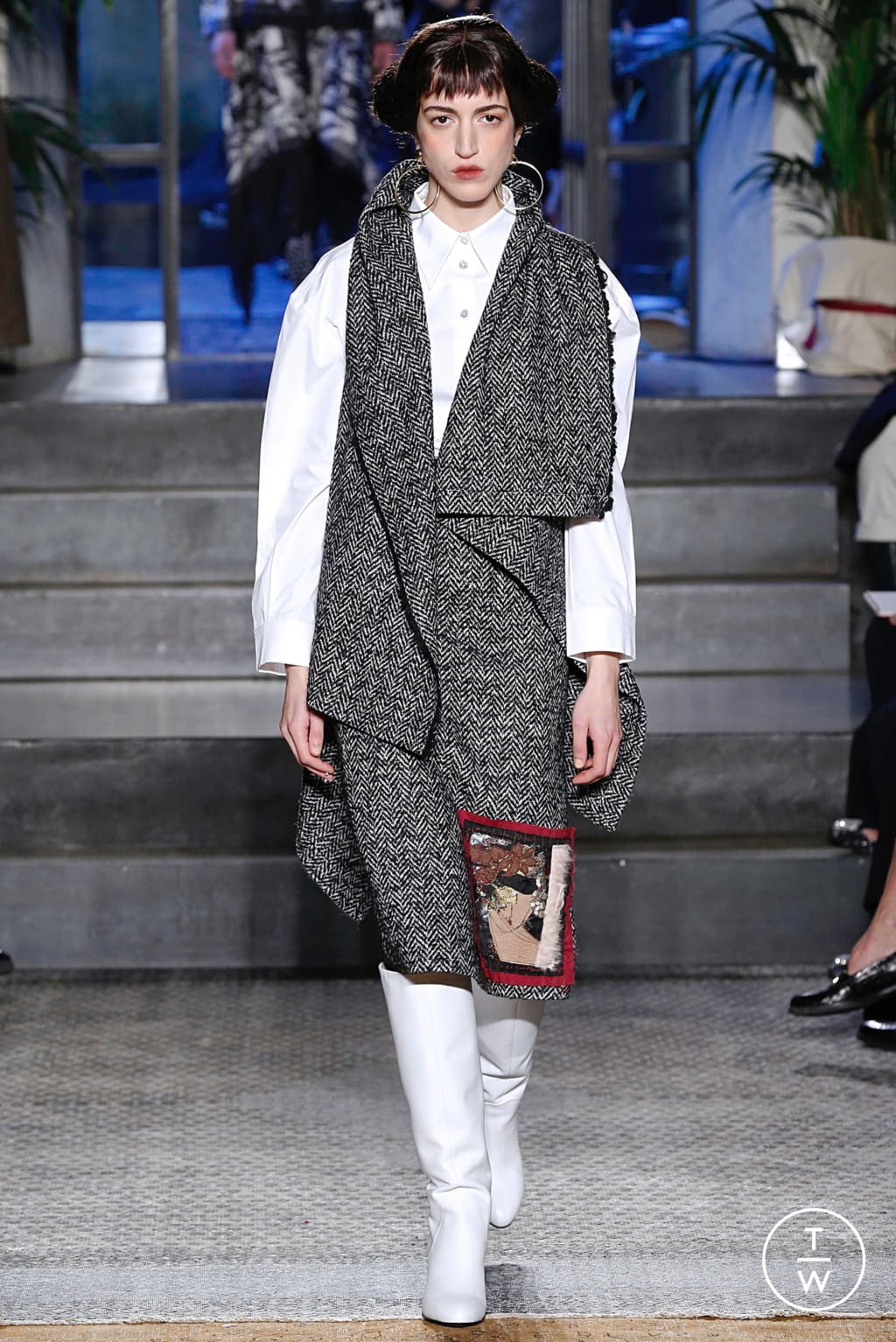 Fashion Week Milan Fall/Winter 2019 look 58 from the Antonio Marras collection womenswear