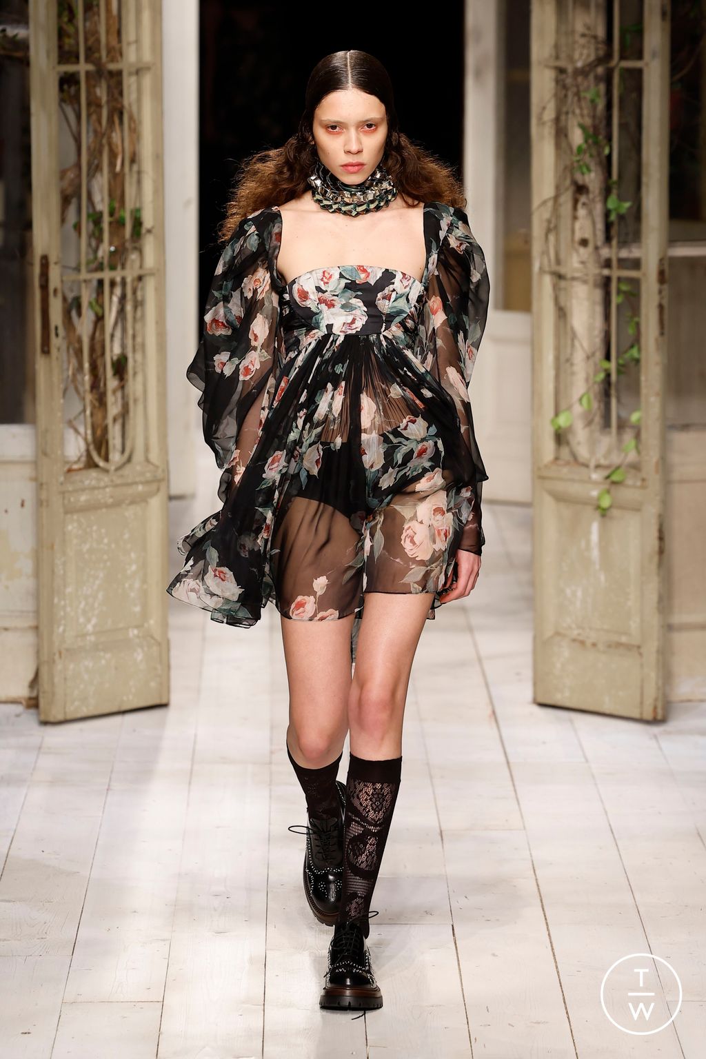 Fashion Week Milan Fall/Winter 2024 look 4 de la collection Antonio Marras womenswear