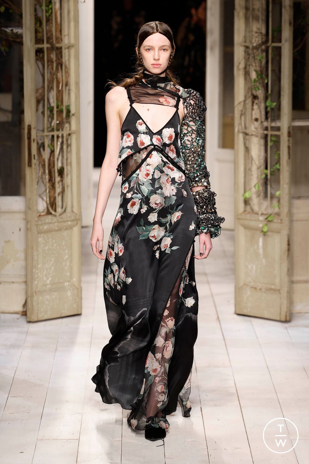 Fashion Week Milan Fall/Winter 2024 look 5 de la collection Antonio Marras womenswear