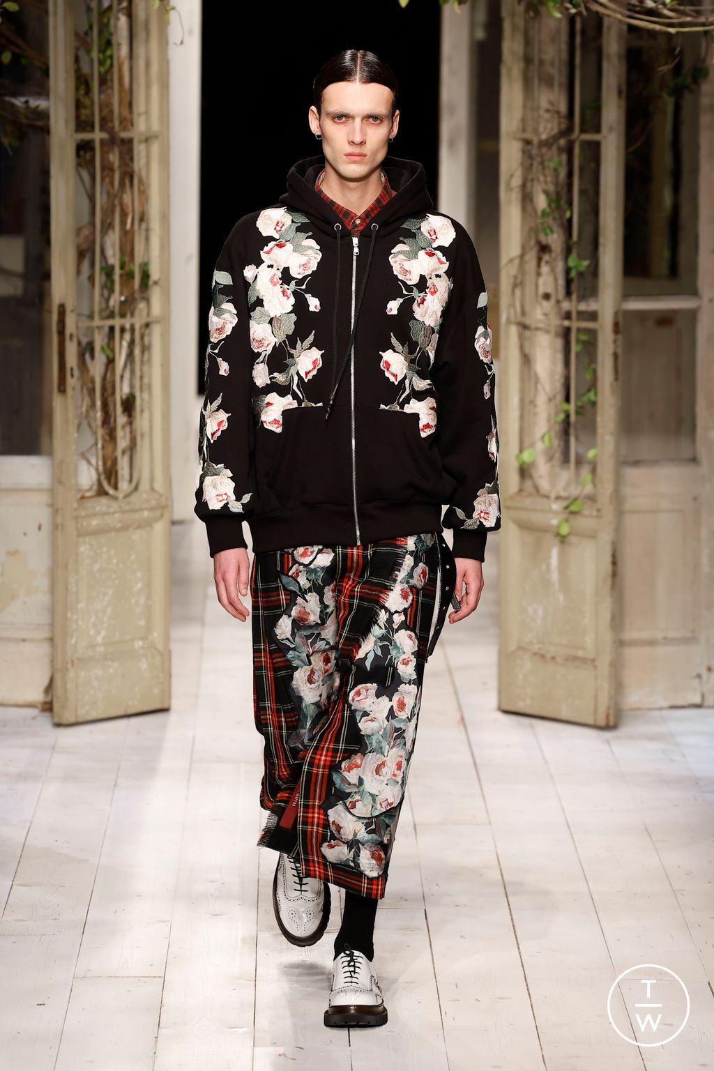 Fashion Week Milan Fall/Winter 2024 look 6 de la collection Antonio Marras womenswear