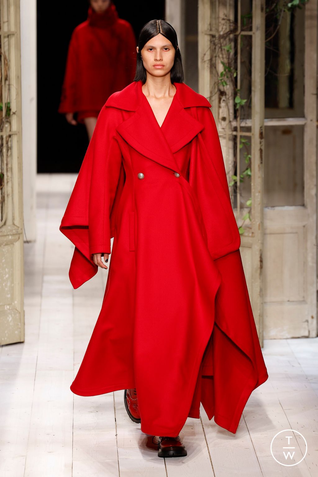 Fashion Week Milan Fall/Winter 2024 look 7 de la collection Antonio Marras womenswear