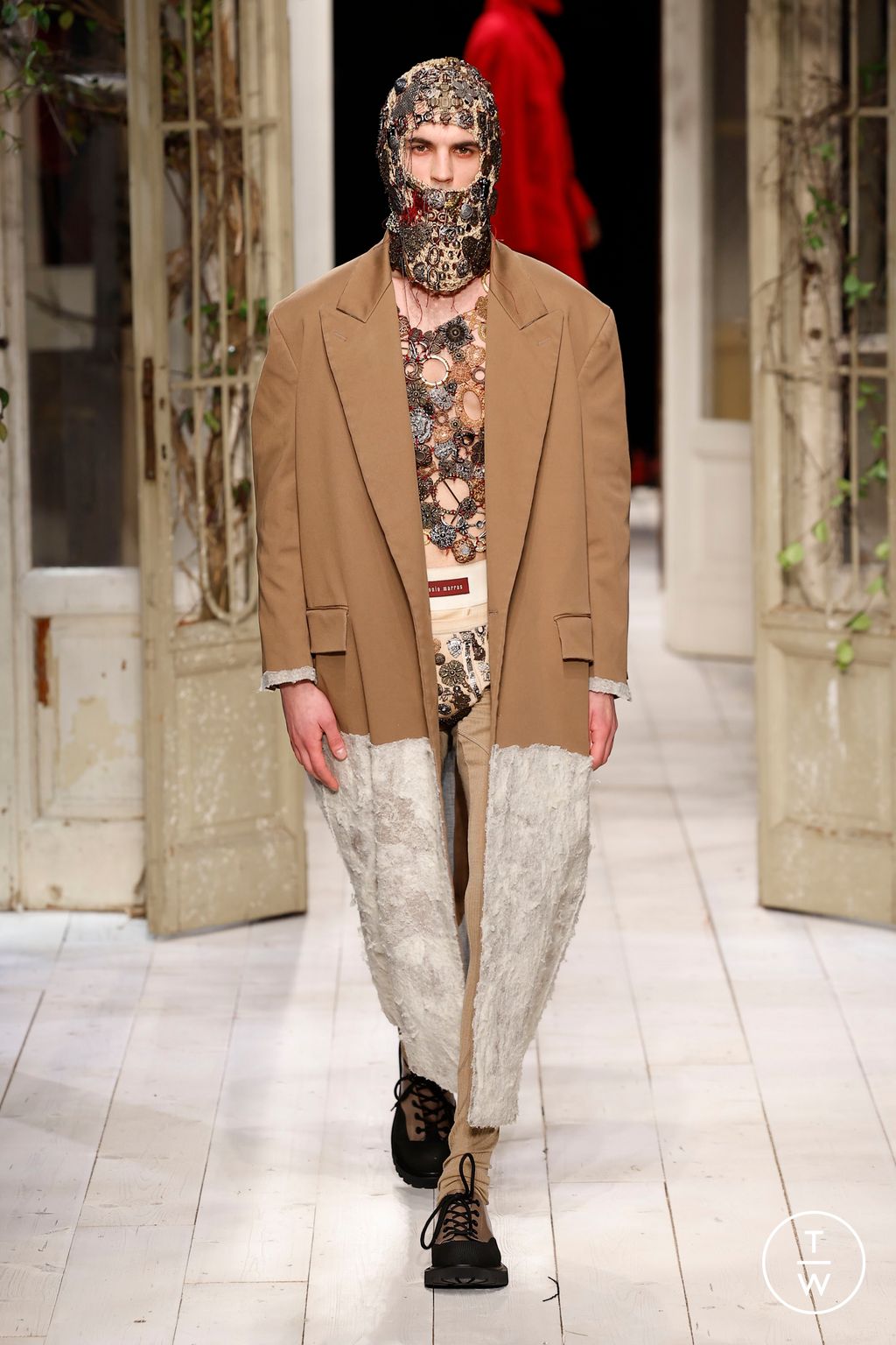 Fashion Week Milan Fall/Winter 2024 look 11 de la collection Antonio Marras womenswear