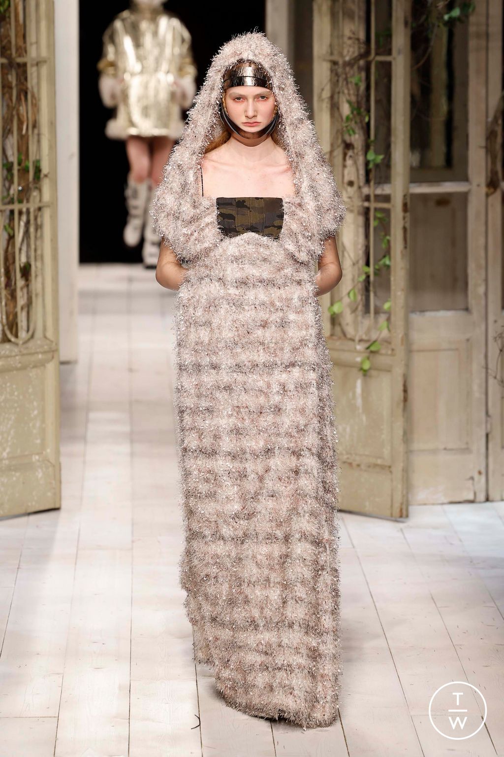 Fashion Week Milan Fall/Winter 2024 look 12 de la collection Antonio Marras womenswear
