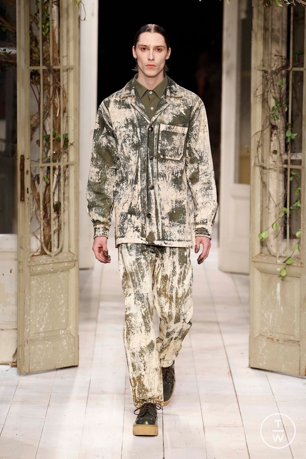 Fashion Week Milan Fall/Winter 2024 look 14 de la collection Antonio Marras womenswear