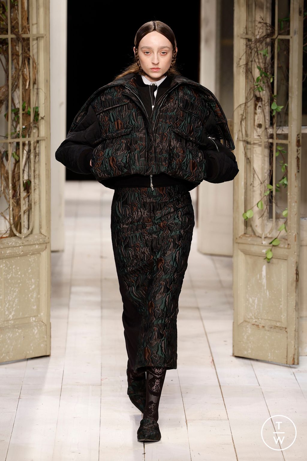 Fashion Week Milan Fall/Winter 2024 look 18 de la collection Antonio Marras womenswear