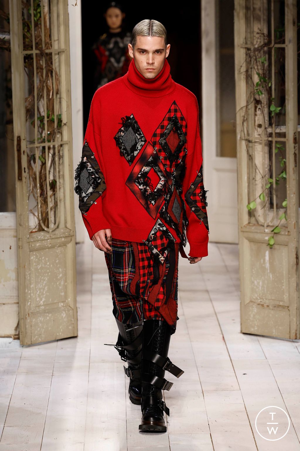 Fashion Week Milan Fall/Winter 2024 look 38 from the Antonio Marras collection 女装