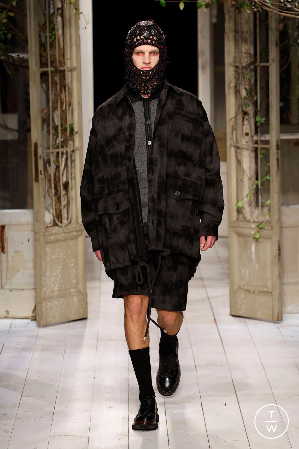Fashion Week Milan Fall/Winter 2024 look 61 from the Antonio Marras collection 女装