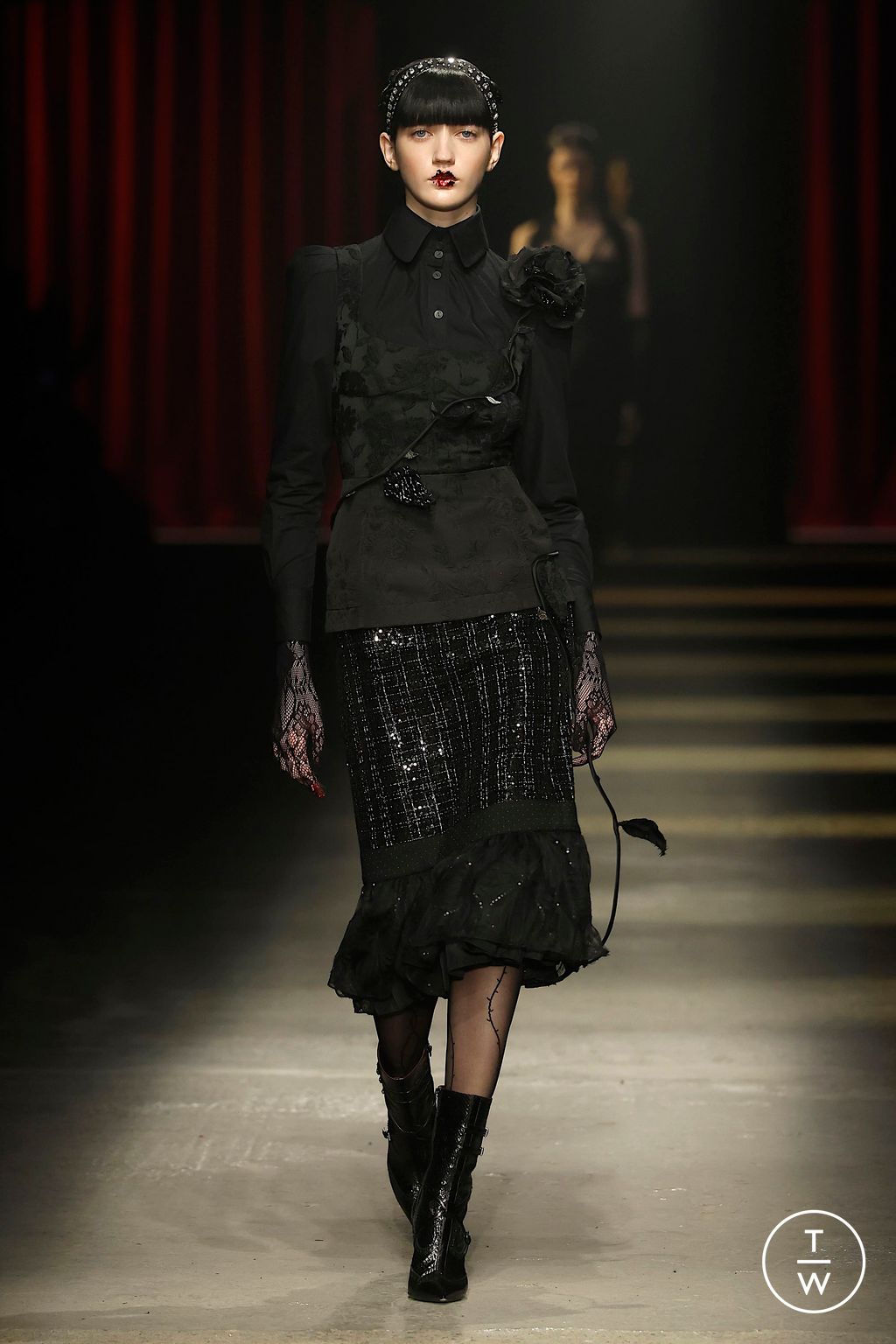 Fashion Week Milan Fall/Winter 2025 look 1 from the Antonio Marras collection 女装