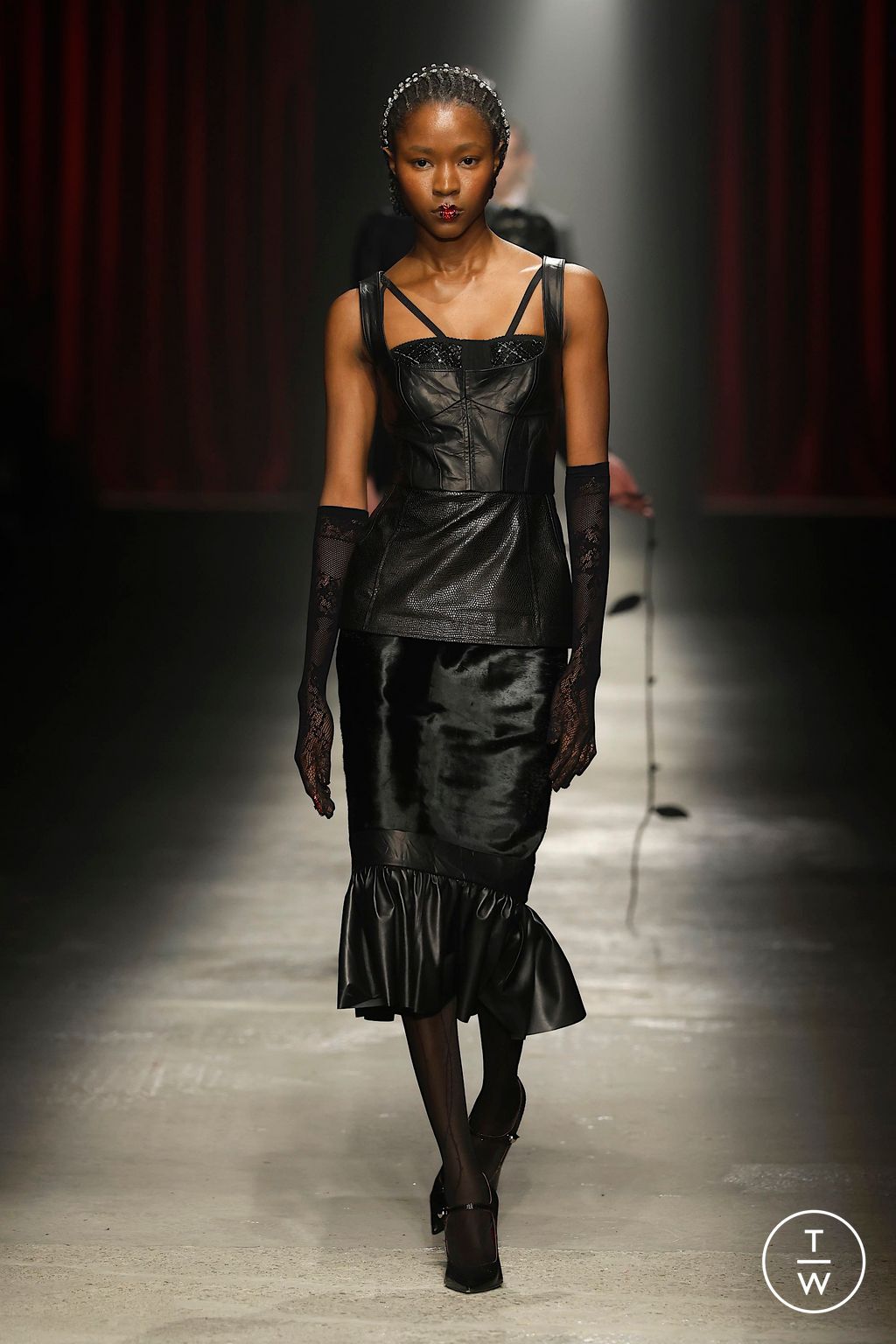 Fashion Week Milan Fall/Winter 2025 look 5 from the Antonio Marras collection 女装