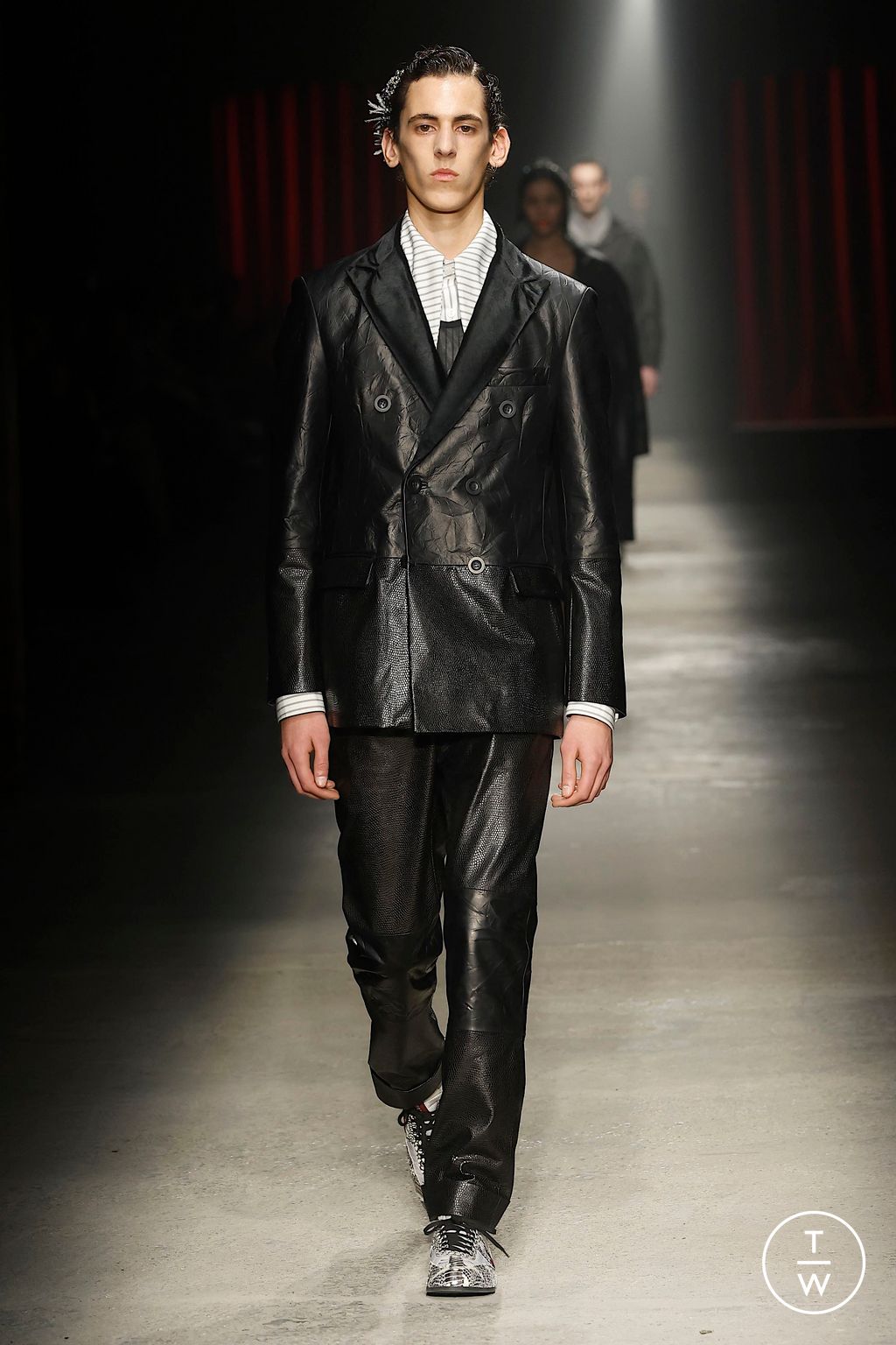 Fashion Week Milan Fall/Winter 2025 look 7 from the Antonio Marras collection 女装