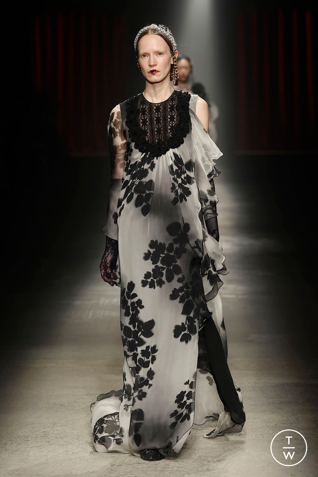 Fashion Week Milan Fall/Winter 2025 look 21 from the Antonio Marras collection 女装