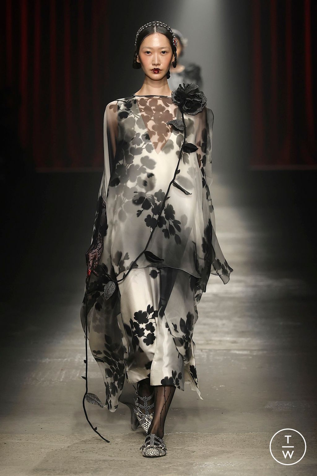 Fashion Week Milan Fall/Winter 2025 look 22 from the Antonio Marras collection 女装