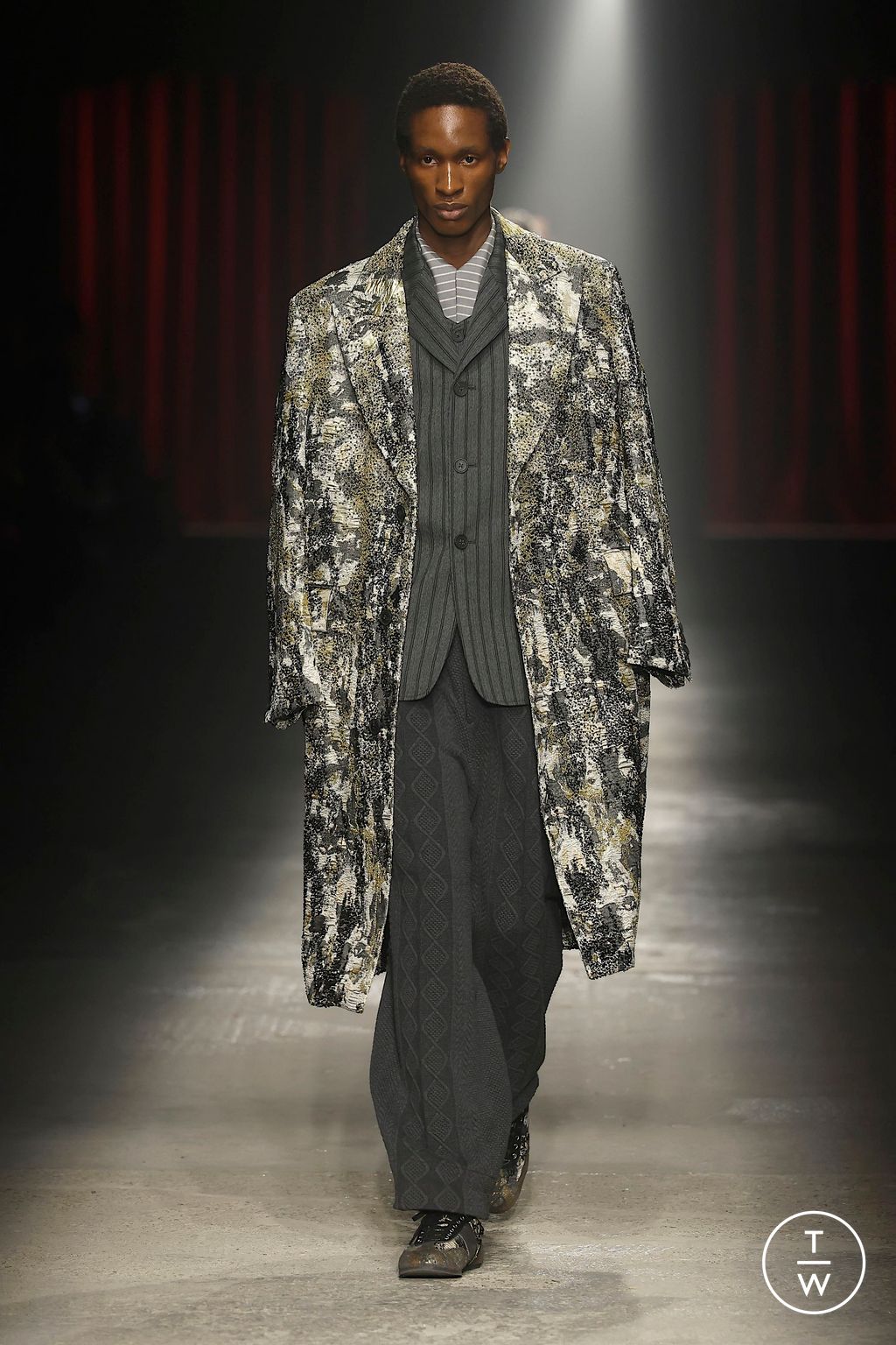 Fashion Week Milan Fall/Winter 2025 look 37 from the Antonio Marras collection womenswear
