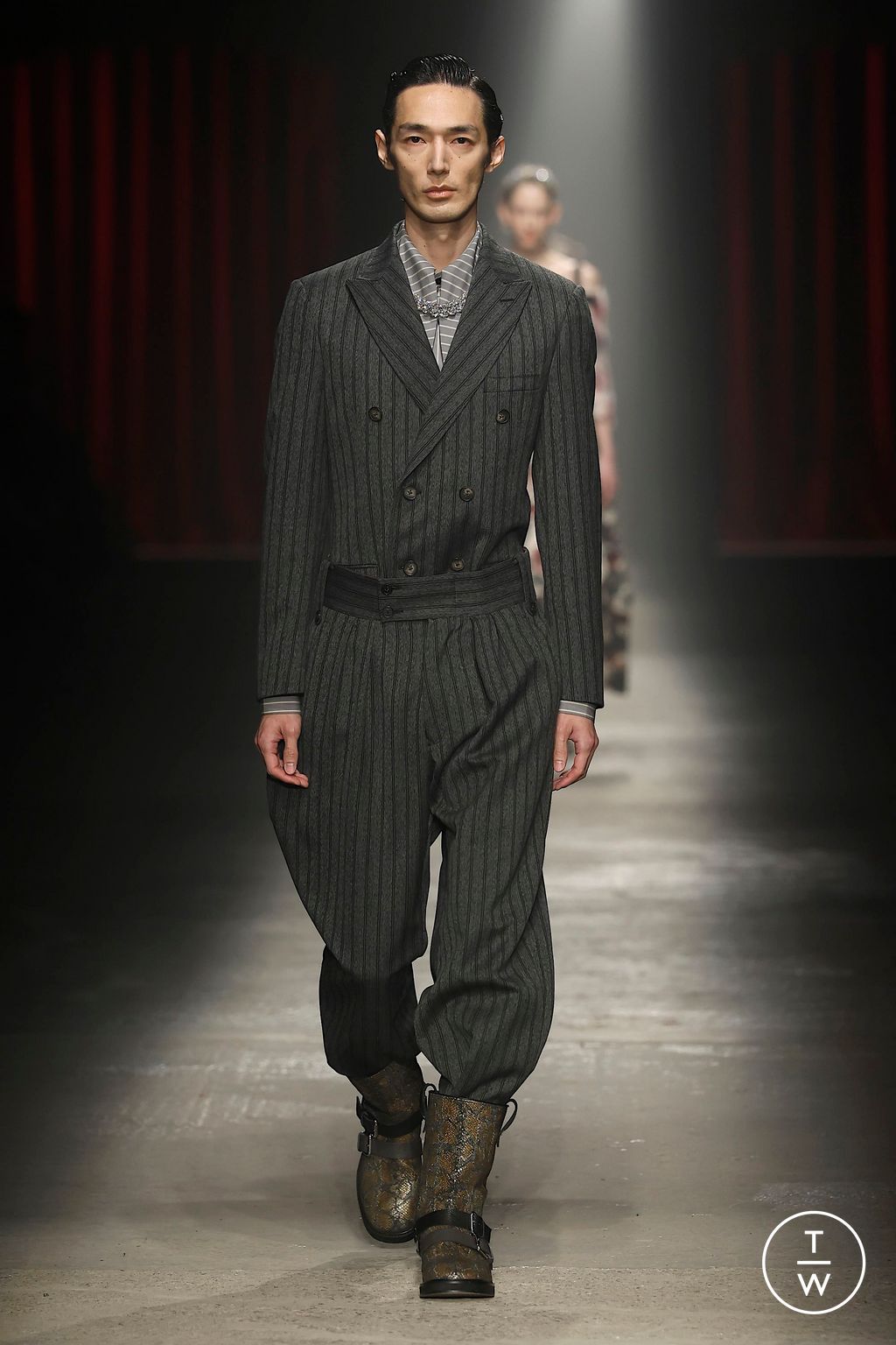 Fashion Week Milan Fall/Winter 2025 look 39 from the Antonio Marras collection 女装