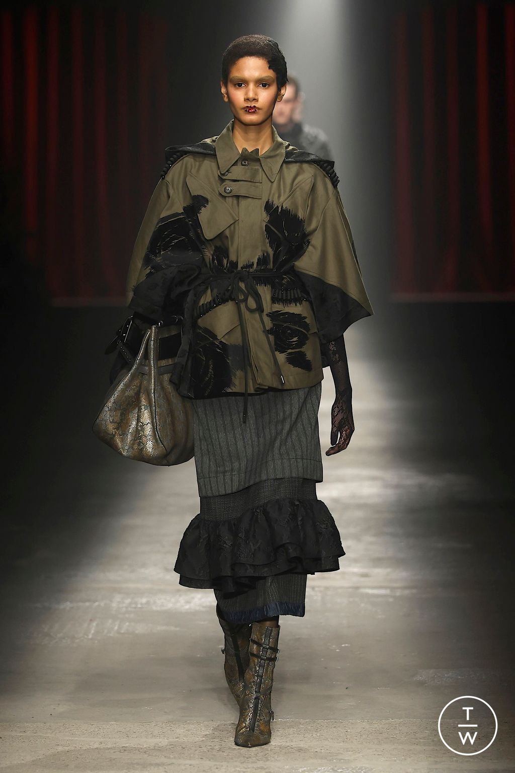 Fashion Week Milan Fall/Winter 2025 look 47 from the Antonio Marras collection 女装