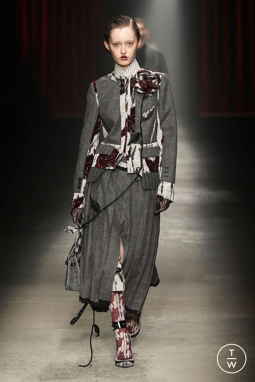 Fashion Week Milan Fall/Winter 2025 look 51 from the Antonio Marras collection 女装
