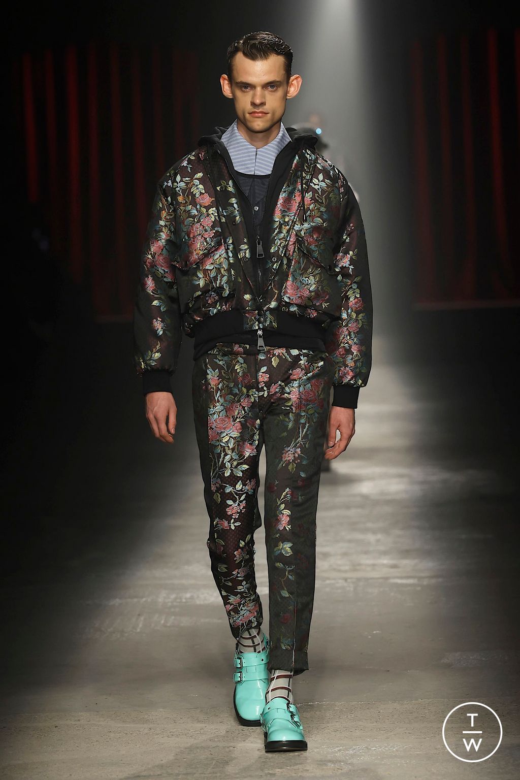 Fashion Week Milan Fall/Winter 2025 look 60 from the Antonio Marras collection 女装