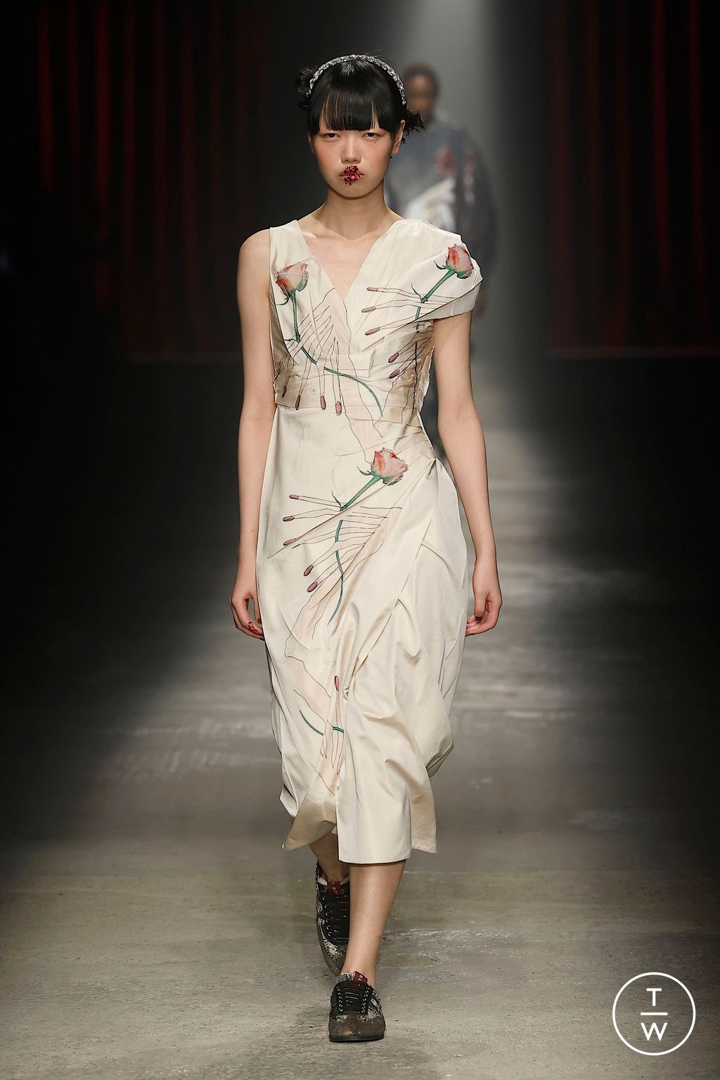 Fashion Week Milan Fall/Winter 2025 look 61 from the Antonio Marras collection 女装