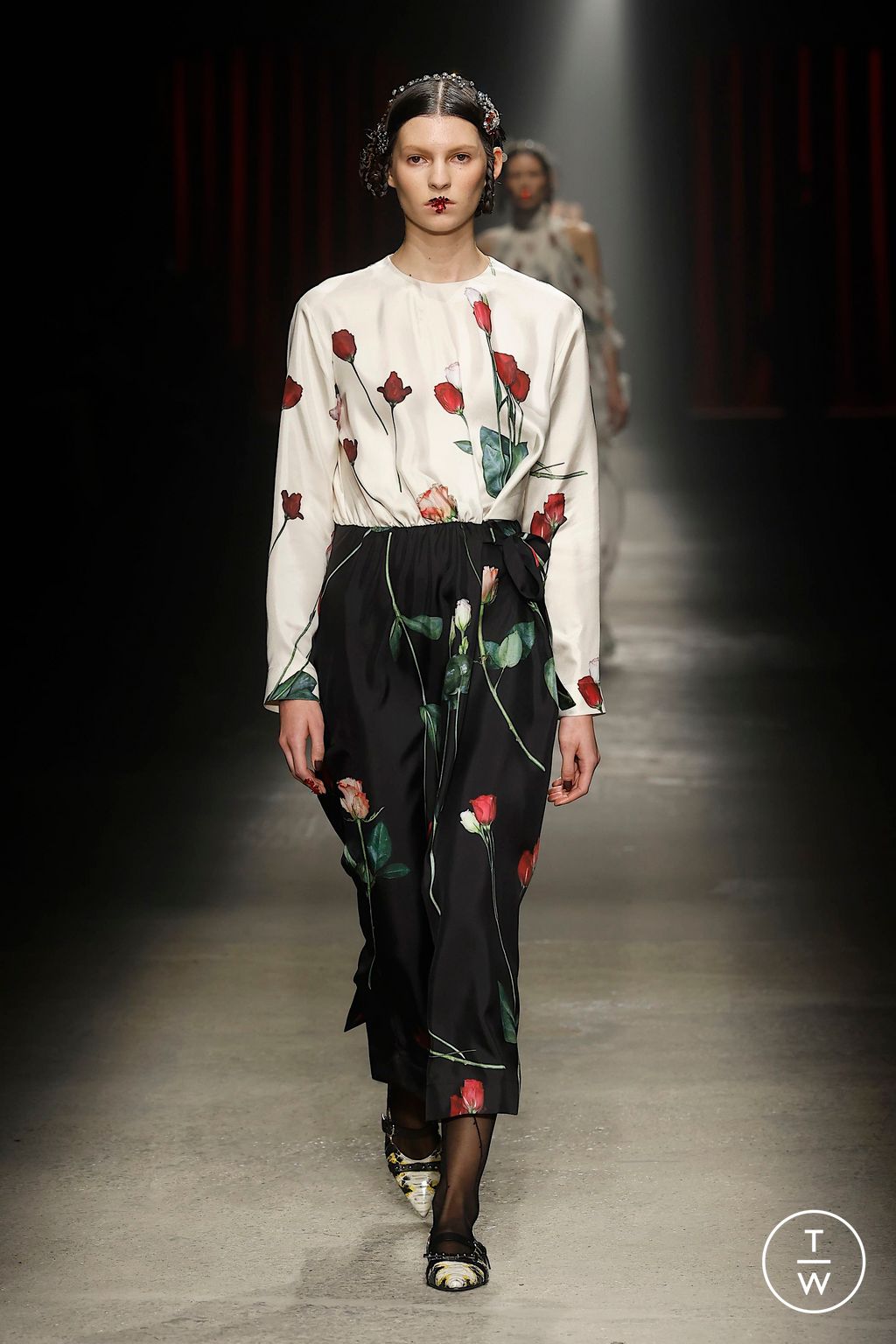 Fashion Week Milan Fall/Winter 2025 look 64 from the Antonio Marras collection 女装