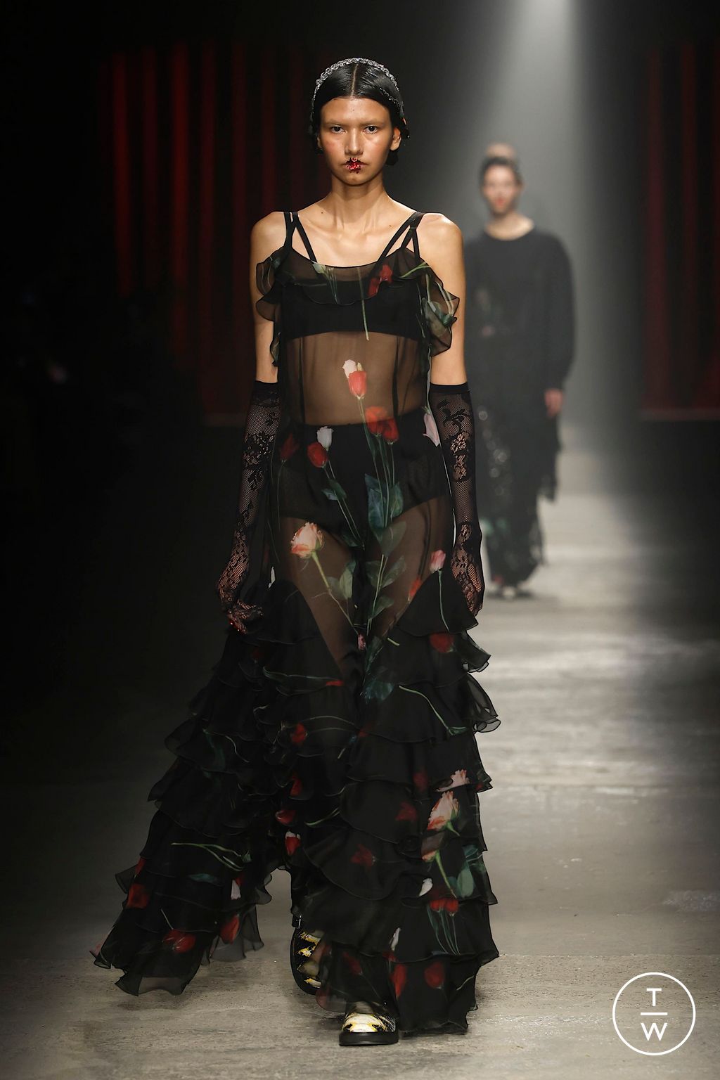 Fashion Week Milan Fall/Winter 2025 look 66 from the Antonio Marras collection 女装