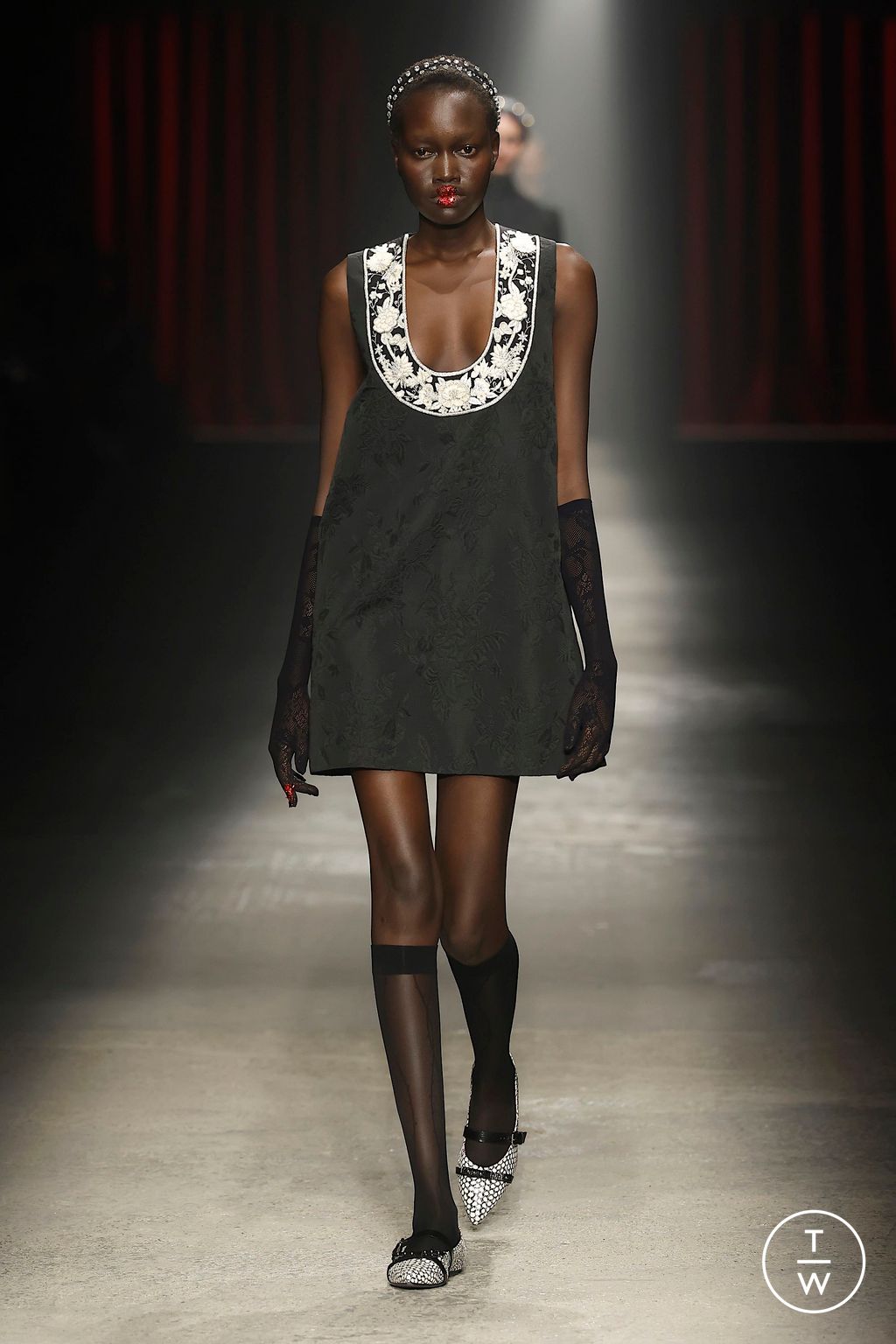 Fashion Week Milan Fall/Winter 2025 look 75 from the Antonio Marras collection 女装