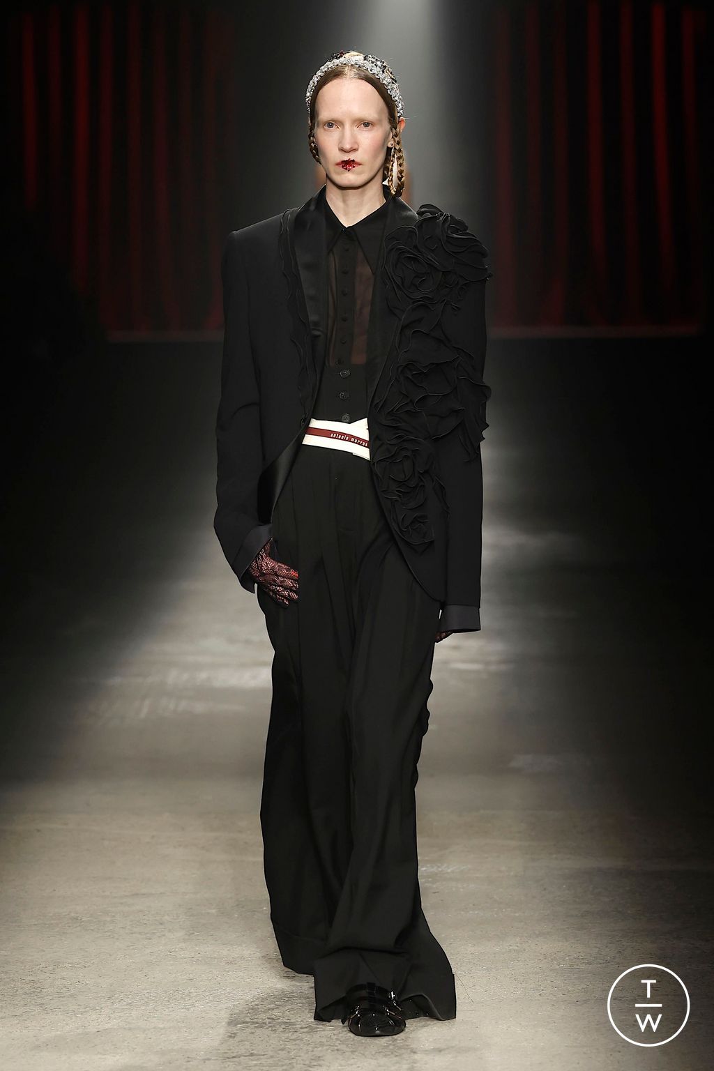 Fashion Week Milan Fall/Winter 2025 look 81 de la collection Antonio Marras womenswear
