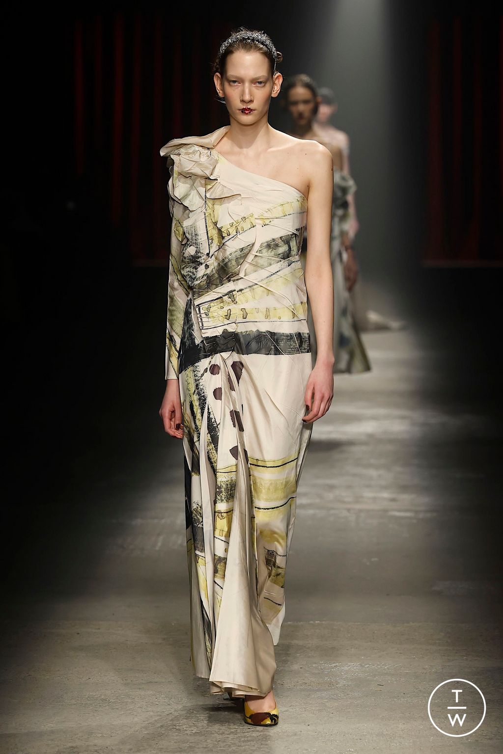 Fashion Week Milan Fall/Winter 2025 look 84 from the Antonio Marras collection 女装