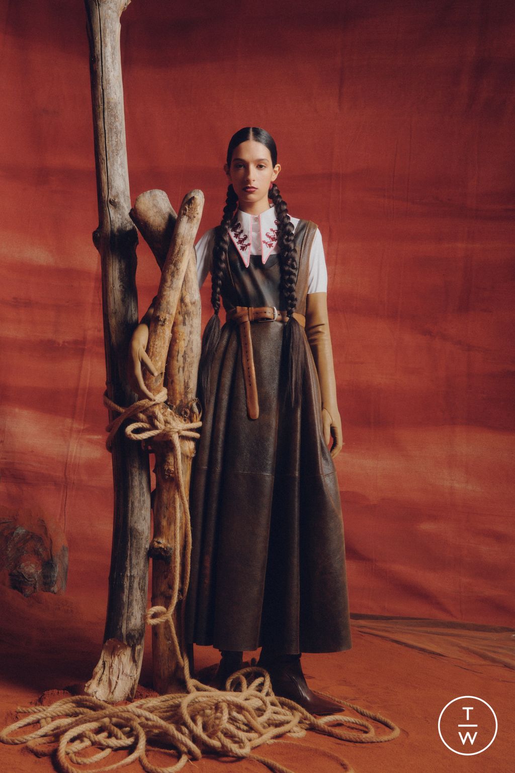 Fashion Week Milan Pre-Fall 2024 look 7 from the Antonio Marras collection womenswear