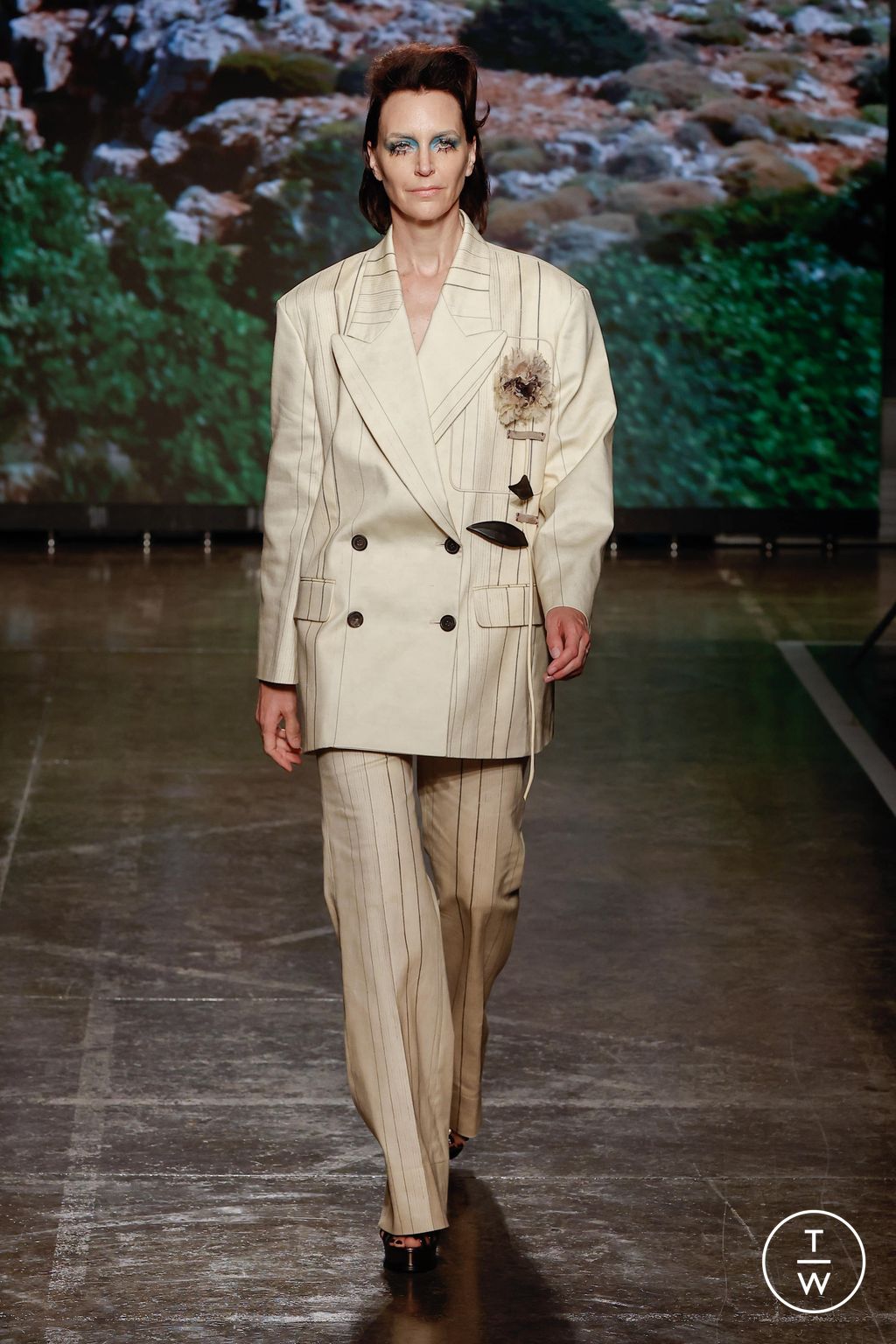 Fashion Week Milan Spring/Summer 2024 look 1 de la collection Antonio Marras womenswear