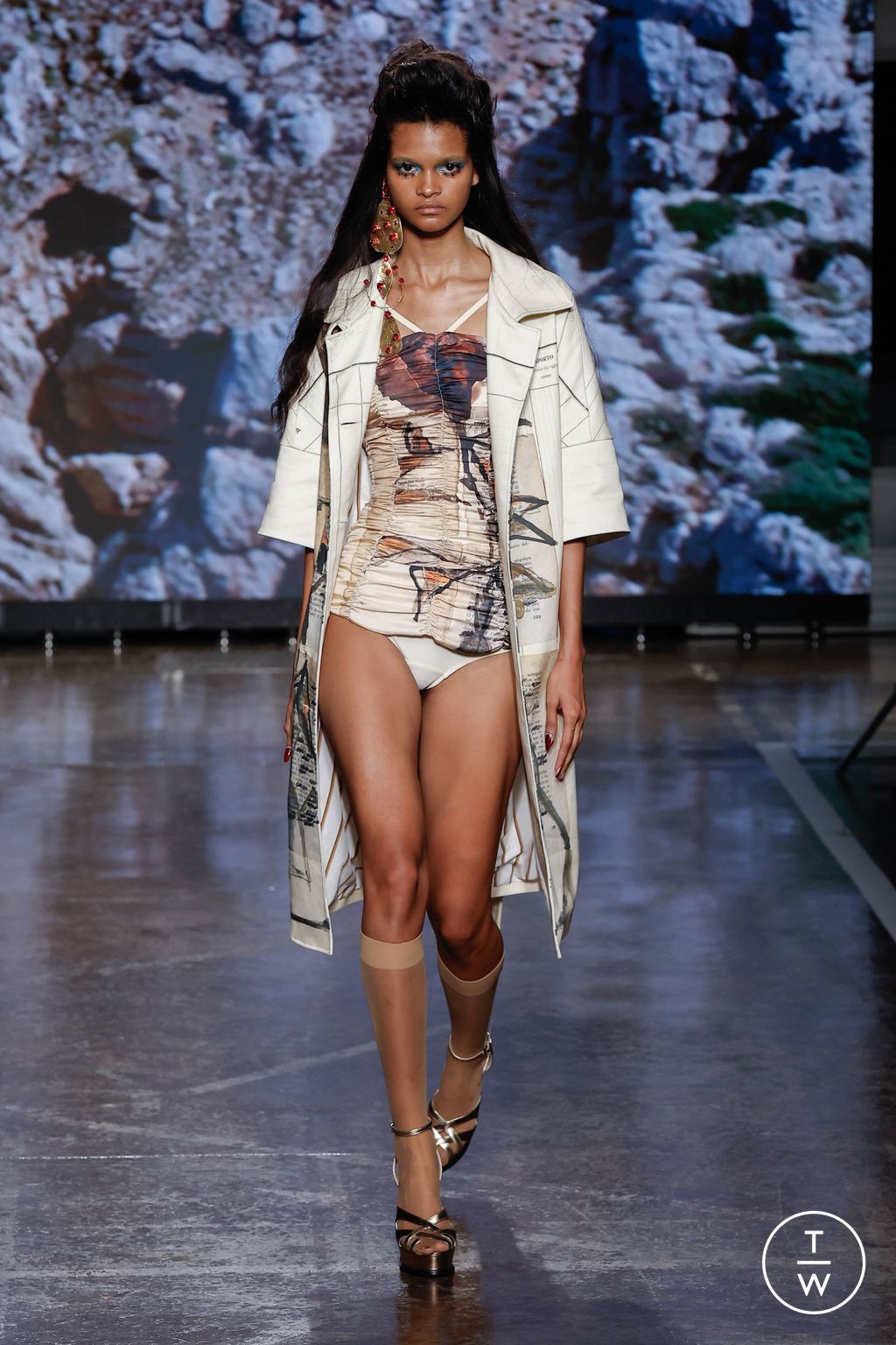 Fashion Week Milan Spring/Summer 2024 look 3 from the Antonio Marras collection womenswear