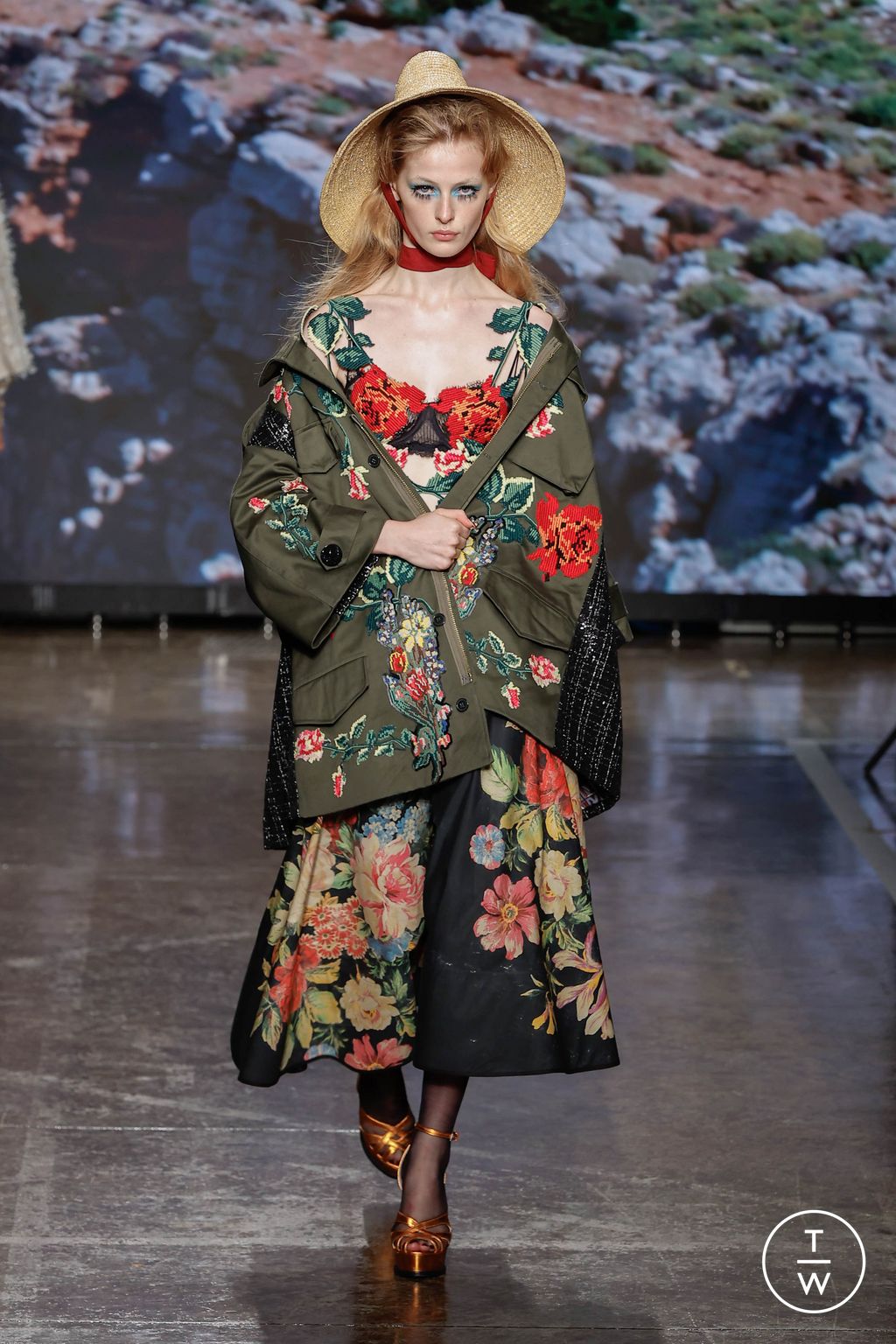 Fashion Week Milan Spring/Summer 2024 look 17 de la collection Antonio Marras womenswear