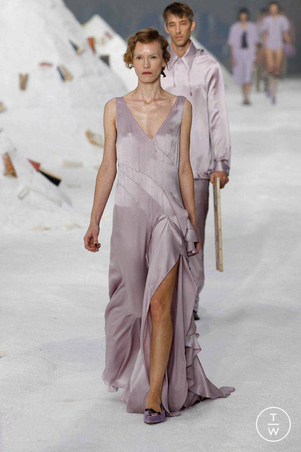 Fashion Week Milan Spring/Summer 2026 look 3 de la collection Antonio Marras womenswear