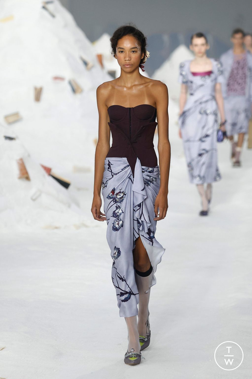 Fashion Week Milan Spring/Summer 2026 look 12 de la collection Antonio Marras womenswear