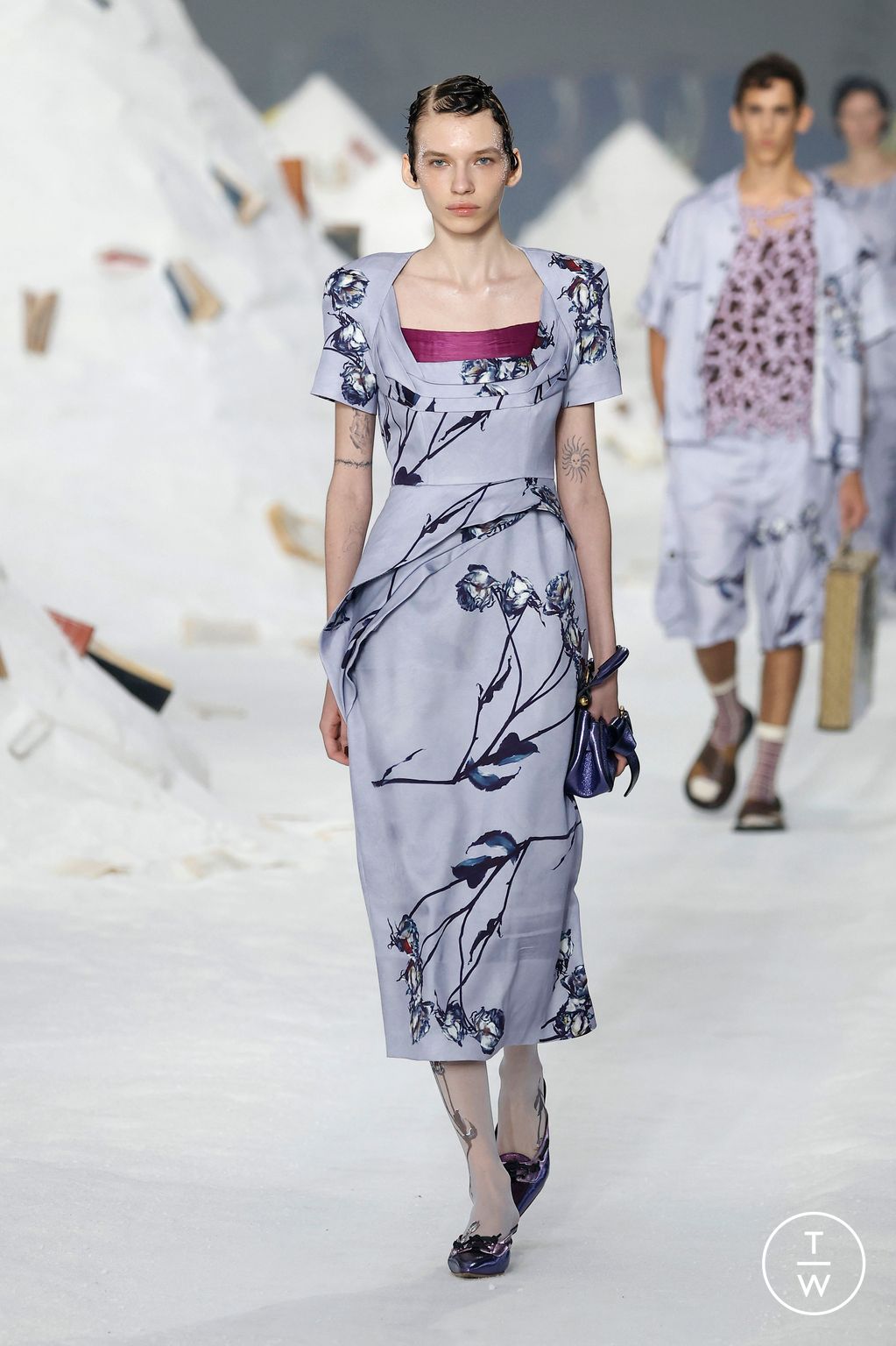 Fashion Week Milan Spring/Summer 2026 look 13 de la collection Antonio Marras womenswear