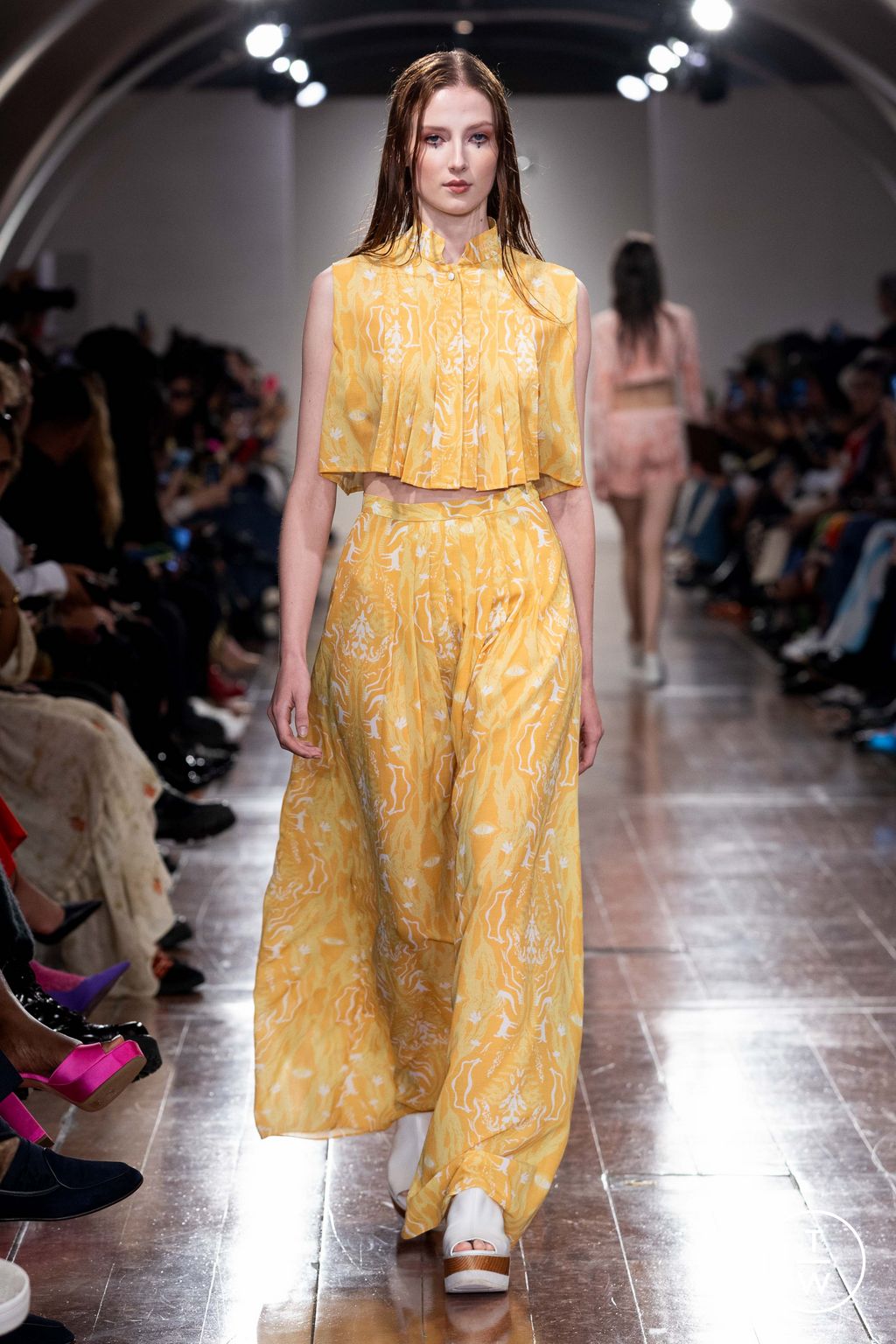 Fashion Week London Spring/Summer 2024 look 10 from the APUJAN collection womenswear