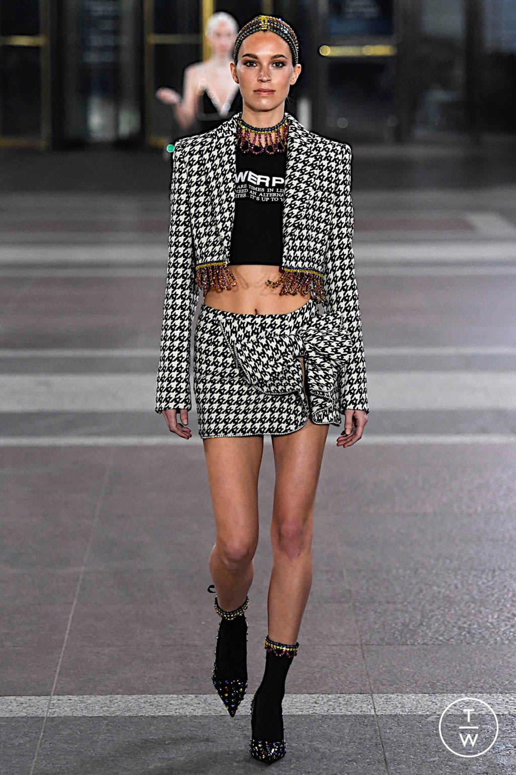 Fashion Week New York Fall/Winter 2019 look 4 from the Area collection womenswear